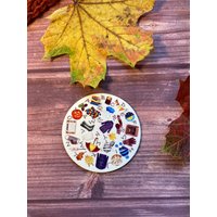 Untersetzer-Herbst A-Z, Herbstliche Untersetzer, Herbst Alphabet Ideales Geschenk, Geschenk Für Herbstliebhaber Untersetzer-Herbst A-Z, Herbstliche Untersetzer, Herbst Alphabet Ideales Geschenk, Geschenk Für Herbstliebhaber von SnugPumpkin