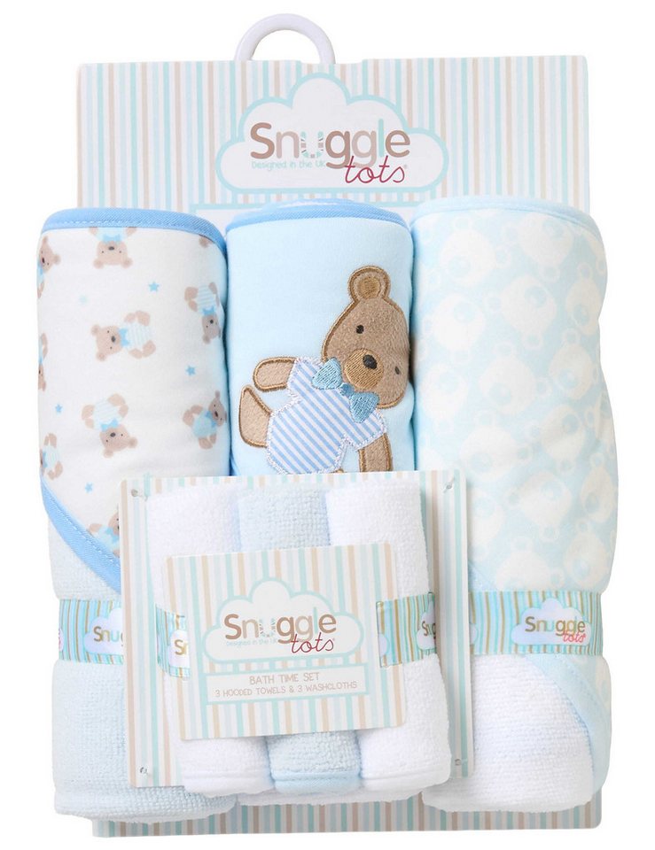 Snuggle Tots Kapuzenhandtuch Set Bär, 100% Polyester (1-St) von Snuggle Tots