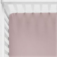 Babybett Spannbettlaken Feste Dusty Mauve Pink Bettwäsche Baby Mädchen Kinderzimmer von SnugglyJacks