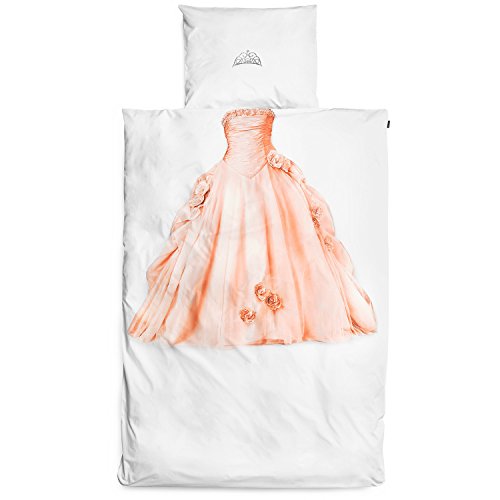 Snurk® - Kinder Bettwäsche Set, Princess Blue Bettwäsche, 135 x 200 cm, inkl. 1 Kissenbezug 80 x 80 cm, aus 100% Bio-Baumwolle Snurk® - Kinder Bettwäsche Set, Princess Blue Bettwäsche, 135 x 200 cm, inkl. 1 Kissenbezug 80 x 80 cm, aus 100% Bio-Baumwolle von Snurk