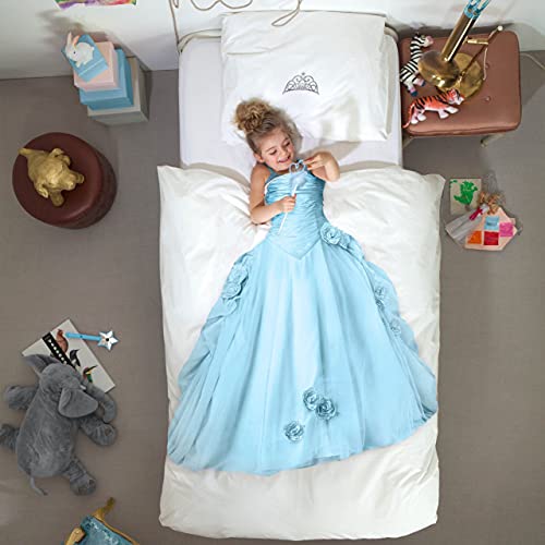 Snurk Princess Blue | DE 135 x 200 cm | inkl. 1 Kissenbezug 80 x 80 cm - Z von Snurk
