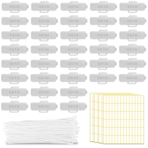 Kabelbeschriftung 100 Stück Kabeletiketten Kabel Beschriftung, Mit100 Nylon Kabelbinder, Mit 4 Etikettenpapier, Nylon Kabelbinder Für Kennzeichnung Und Sortierung Von Kabeln Aller Art Kabelbeschriftung 100 Stück Kabeletiketten Kabel Beschriftung, Mit100 Nylon Kabelbinder, Mit 4 Etikettenpapier, Nylon Kabelbinder Für Kennzeichnung Und Sortierung Von Kabeln Aller Art von Snyvpra