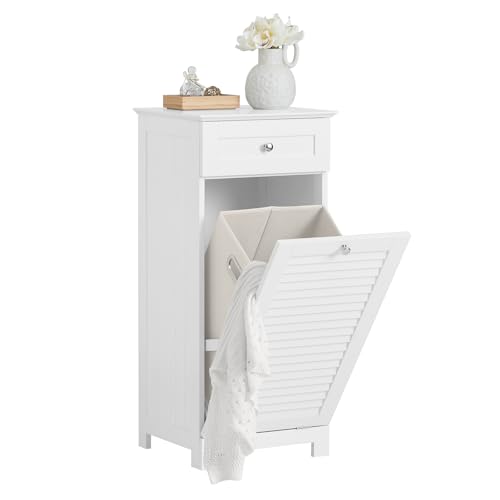 SoBuy BZR73-W Wäscheschrank mit ausklappbarem Wäschesäcken Wäschesack Wäschetruhe Wäschesammler Wäschetruhe Wäschekorb Badschrank Badmöbel Weiß BHT ca.: 40x90x38cm SoBuy BZR73-W Wäscheschrank mit ausklappbarem Wäschesäcken Wäschesack Wäschetruhe Wäschesammler Wäschetruhe Wäschekorb Badschrank Badmöbel Weiß BHT ca.: 40x90x38cm von SoBuy
