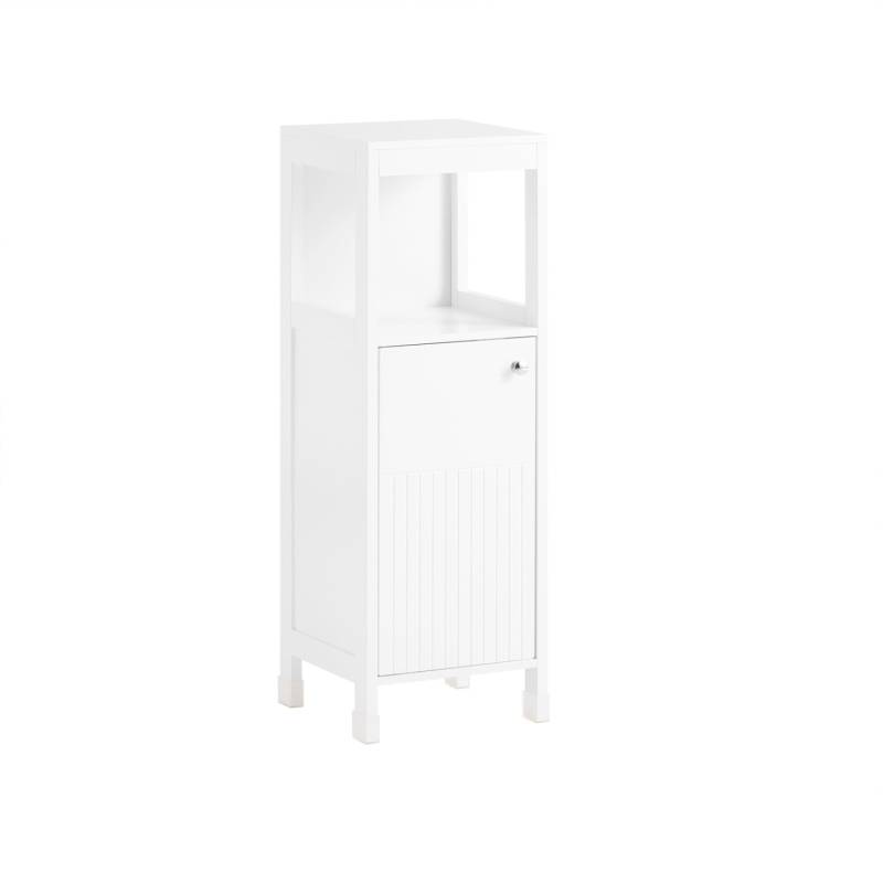 SoBuy Badkommode Badschrank Badmöbel Sideboard Flurschrank Weiß BZR186-W von SoBuy