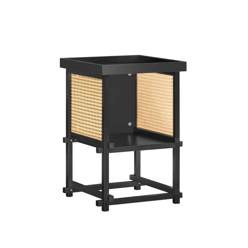 SoBuy Beistelltisch mit Zapfenverbindungen Couchtisch Nachttisch HFBT03-SCH von SoBuy