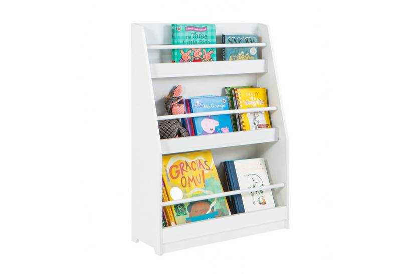 SoBuy Bücherregal KMB45, Spielzeugregal Spielzeug Aufbewahrung Kinderzimmer, Kinderregal für Kinder Wandregal Aufbewahrungsregal mit 3 Ablagen SoBuy Bücherregal KMB45, Spielzeugregal Spielzeug Aufbewahrung Kinderzimmer, Kinderregal für Kinder Wandregal Aufbewahrungsregal mit 3 Ablagen von SoBuy