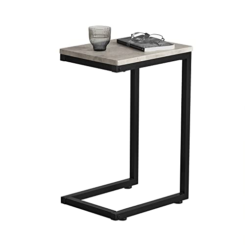 SoBuy FBT44-HG Betttisch Beistelltisch Kaffeetisch Sofatisch Laptoptisch Pflegetisch Hellgrau BHT ca: 30x60x40cm von SoBuy