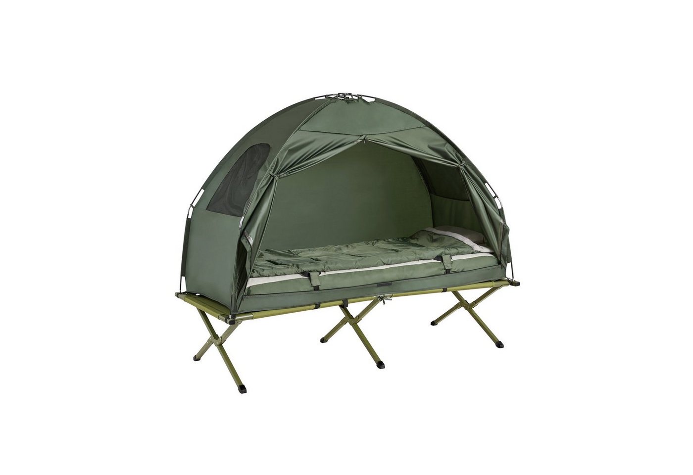 SoBuy Feldbett OGS32 Campingzelt 4in1-Zelt mit Campingliege Schlafsack Luftmatratze SoBuy Feldbett OGS32 Campingzelt 4in1-Zelt mit Campingliege Schlafsack Luftmatratze von SoBuy