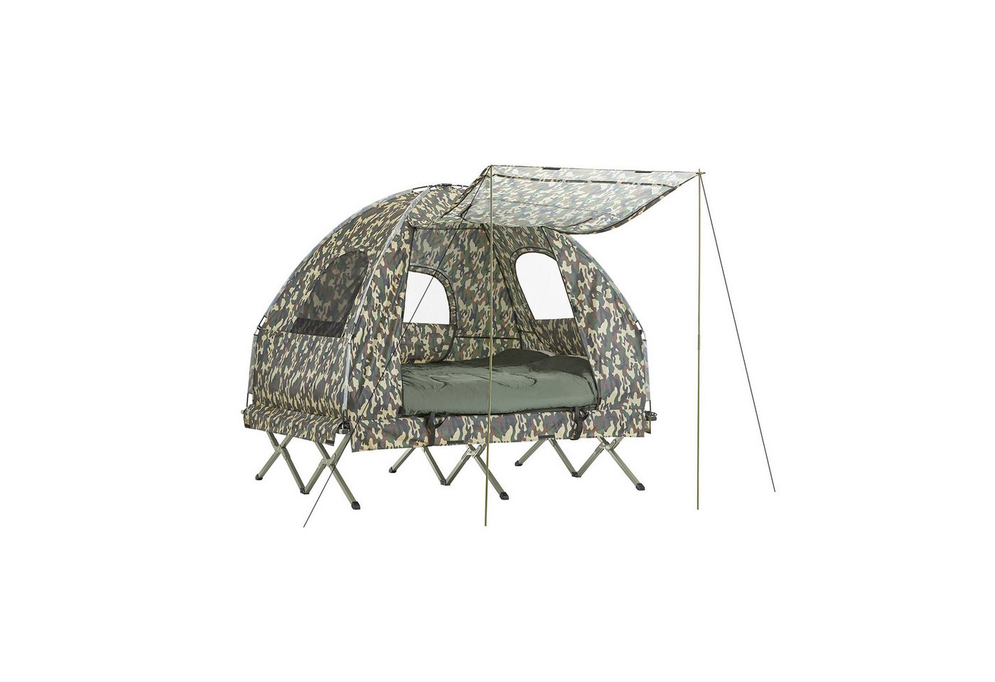 SoBuy Feldbett OGS61 Feldbett mit Zelt Schlafsack Wurfzelt 2 Person 4in1-Zelt Campingliege SoBuy Feldbett OGS61 Feldbett mit Zelt Schlafsack Wurfzelt 2 Person 4in1-Zelt Campingliege von SoBuy