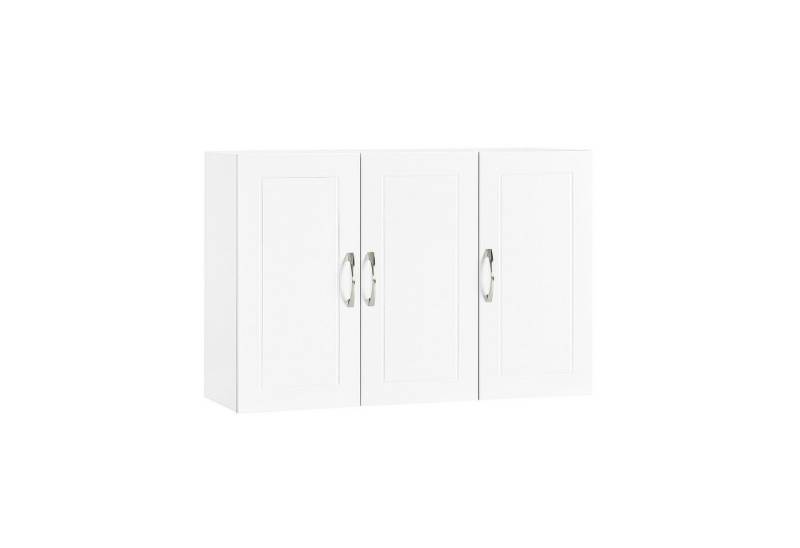 SoBuy Hängeschrank FRG231-L Badezimmerschrank Wandschrank Küchenschrank, mit 3 Türen, Bad, Küche von SoBuy