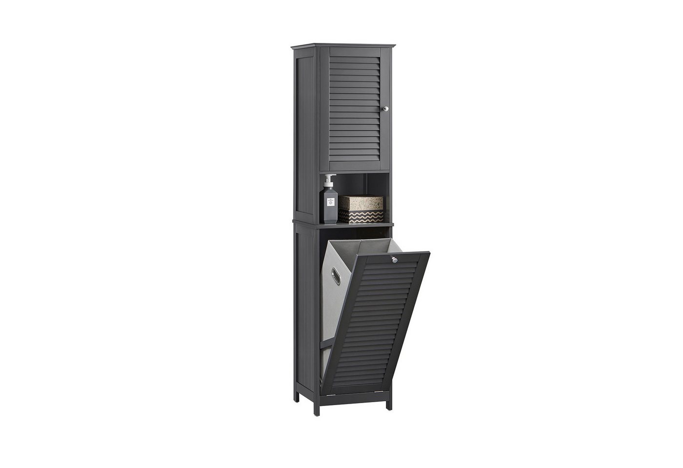SoBuy Hochschrank BZR124 Badezimmerschrank mit Wäschesack Wäscheschrank Badezimmermöbel SoBuy Hochschrank BZR124 Badezimmerschrank mit Wäschesack Wäscheschrank Badezimmermöbel von SoBuy