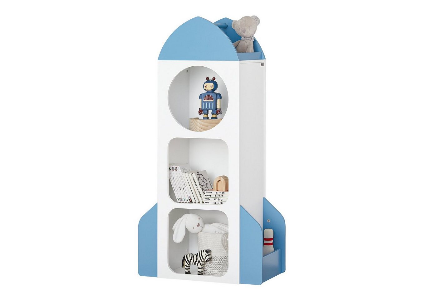 SoBuy Kinderregal KMB87, Bücherregal Kinderzimmer Regal Aufbewahrungsregal Kinderzimmer Möbel von SoBuy