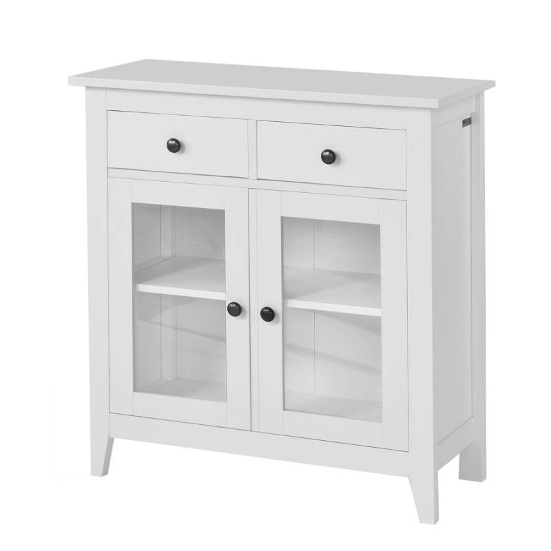 SoBuy Kommode Flurschrank Sideboard mit 2 Türen Küchenschrank 80cm FSB05-W von SoBuy