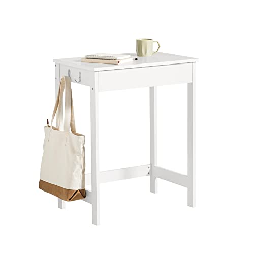 SoBuy Kompakter Schreibtisch Computertisch mit 1 Schublade und 2 Haken Kleiner Tisch für Homeoffice Arbeitstisch PC Tisch Möbel fürs Arbeitszimmer Weiß 60x77x40cm FWT43-W SoBuy Kompakter Schreibtisch Computertisch mit 1 Schublade und 2 Haken Kleiner Tisch für Homeoffice Arbeitstisch PC Tisch Möbel fürs Arbeitszimmer Weiß 60x77x40cm FWT43-W von SoBuy