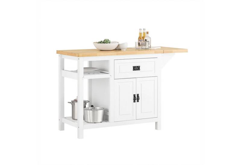 SoBuy Küchenbuffet KNL06 Kücheninsel Küchenschrank Kommode Sideboard Bartisch Esstisch Buffet von SoBuy