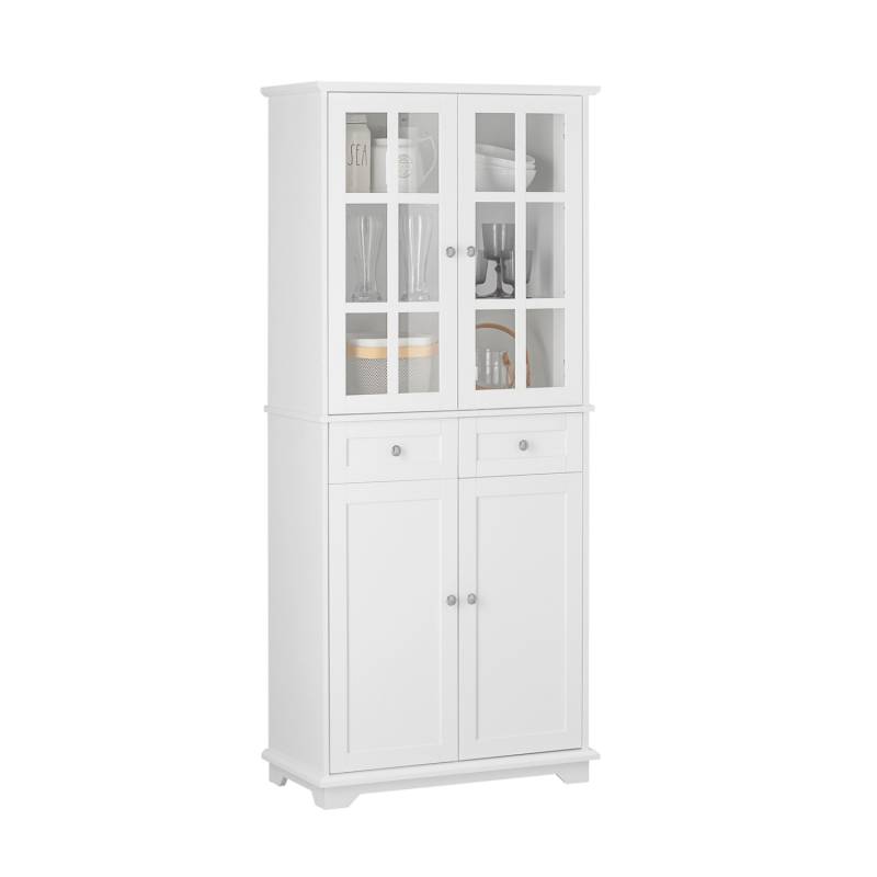 SoBuy Küchenschrank Hochschrank Badezimmerschrank Buffet Kommode FSB76-W von SoBuy