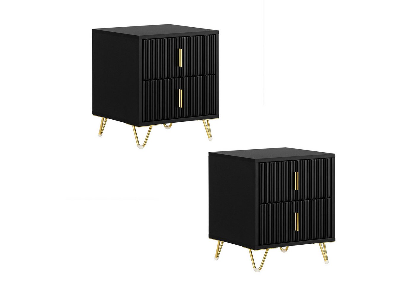 SoBuy Nachttisch FBT115, 2er Set, Nachtschrank mit 2 Schubladen, Beistelltisch, Nachtkommode SoBuy Nachttisch FBT115, 2er Set, Nachtschrank mit 2 Schubladen, Beistelltisch, Nachtkommode von SoBuy
