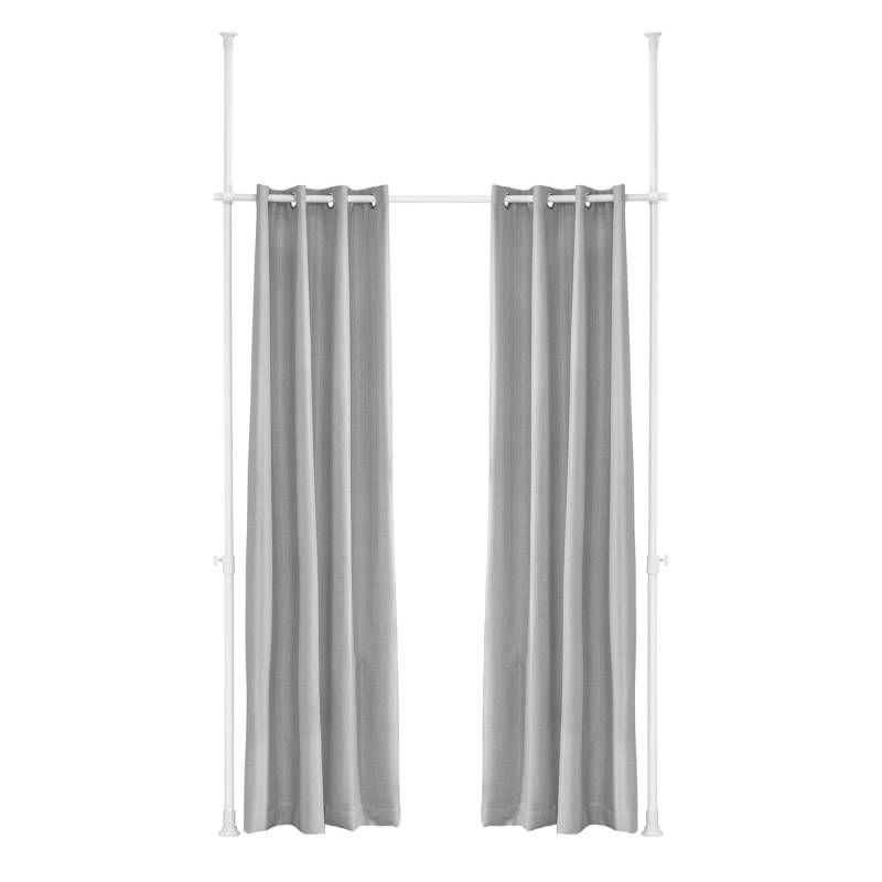 SoBuy Raumteiler Verstellbar Verdunklungsvorhang mit Gardinenstange Hellgrau KLS12-HG SoBuy Raumteiler Verstellbar Verdunklungsvorhang mit Gardinenstange Hellgrau KLS12-HG von SoBuy