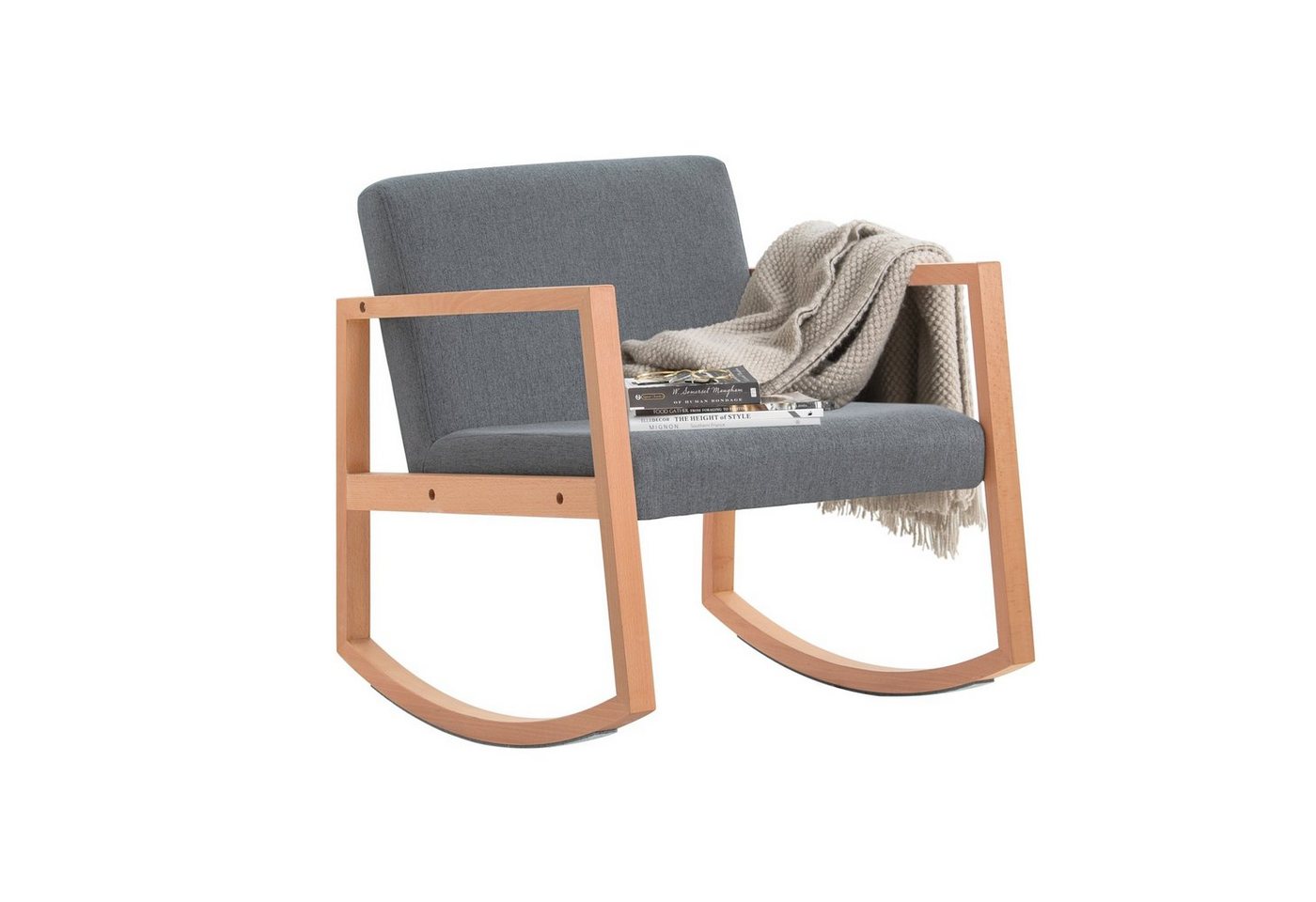 SoBuy Schaukelstuhl FST93, Wohnzimmer Schaukelsessel Schwingsessel Garten Relaxstuhl Sessel SoBuy Schaukelstuhl FST93, Wohnzimmer Schaukelsessel Schwingsessel Garten Relaxstuhl Sessel von SoBuy
