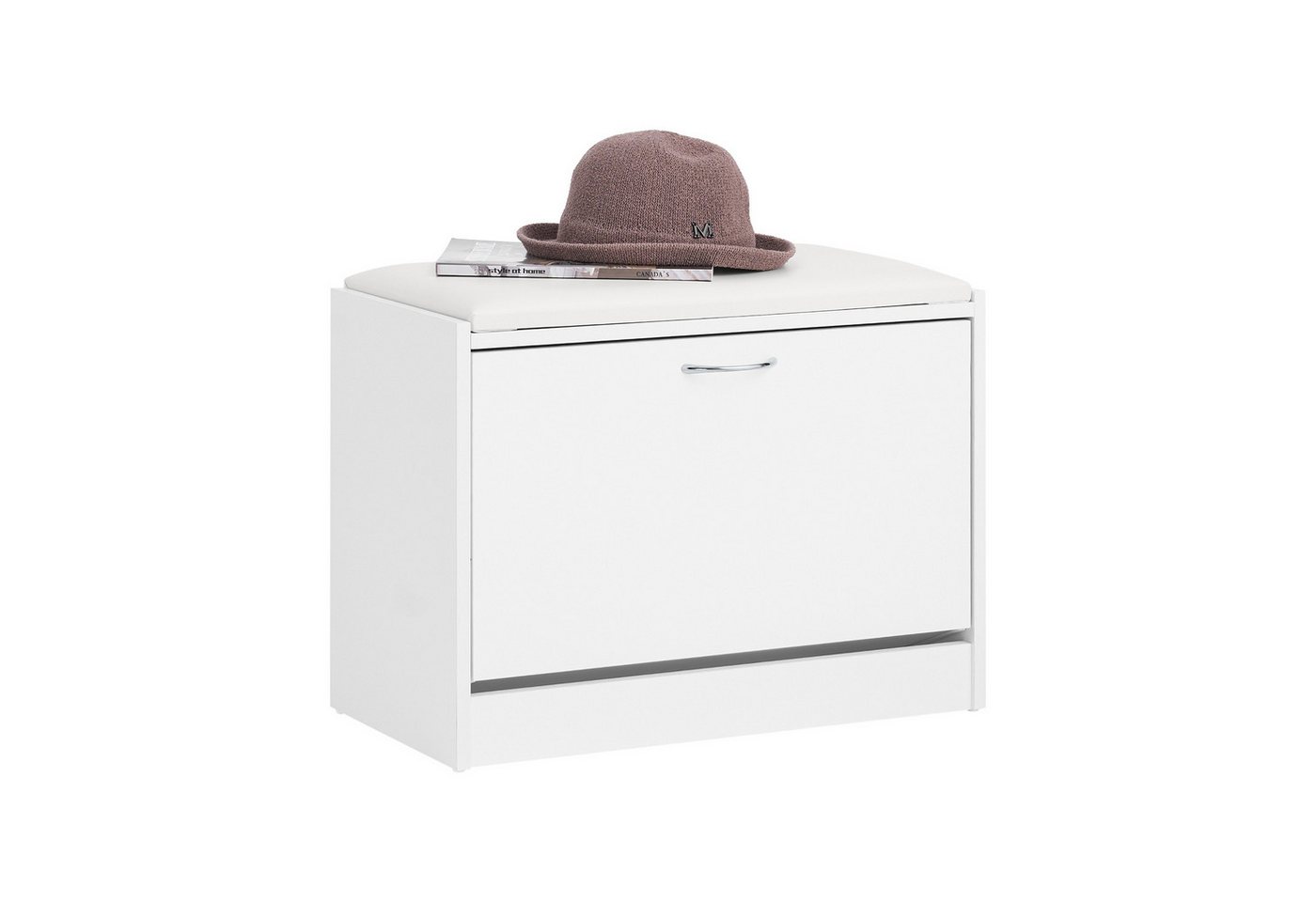 SoBuy Schuhbank FSR16, Schuhorganizer, mit gepolstertem Kissen, für Flur, Eingang, Sitzbank mit Sitzkissen Schuhregal Schuhkipper mit 1 Klappe SoBuy Schuhbank FSR16, Schuhorganizer, mit gepolstertem Kissen, für Flur, Eingang, Sitzbank mit Sitzkissen Schuhregal Schuhkipper mit 1 Klappe von SoBuy