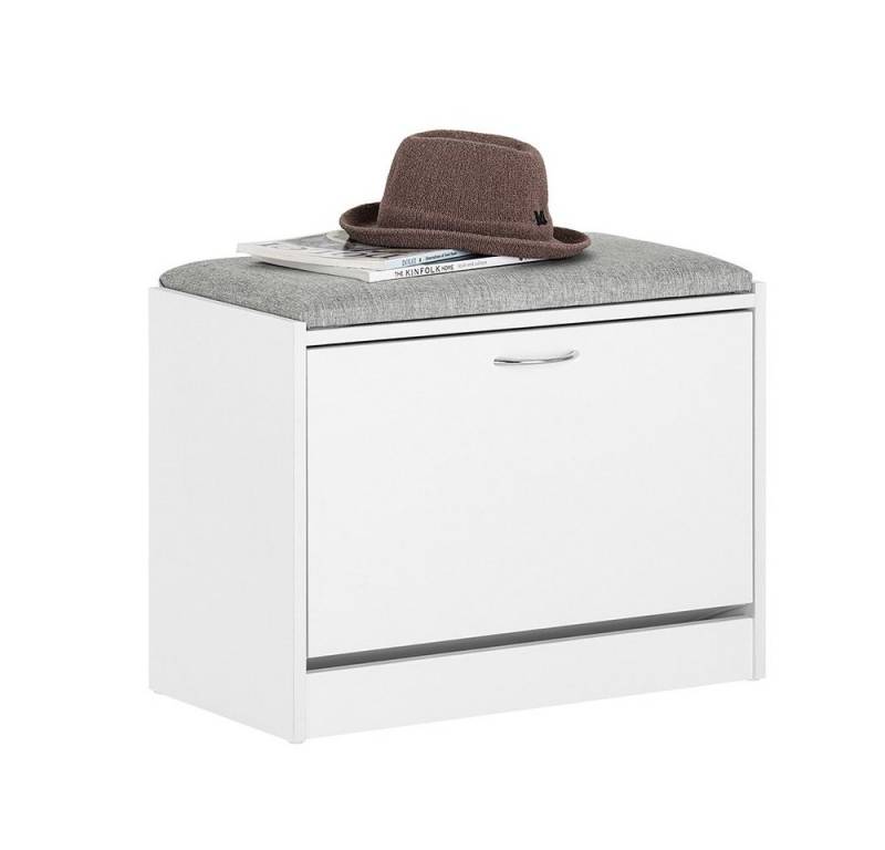 SoBuy Schuhbank FSR16, Schuhorganizer, mit gepolstertem Kissen, für Flur, Eingang, Sitzbank mit Sitzkissen Schuhregal Schuhkipper mit 1 Klappe SoBuy Schuhbank FSR16, Schuhorganizer, mit gepolstertem Kissen, für Flur, Eingang, Sitzbank mit Sitzkissen Schuhregal Schuhkipper mit 1 Klappe von SoBuy
