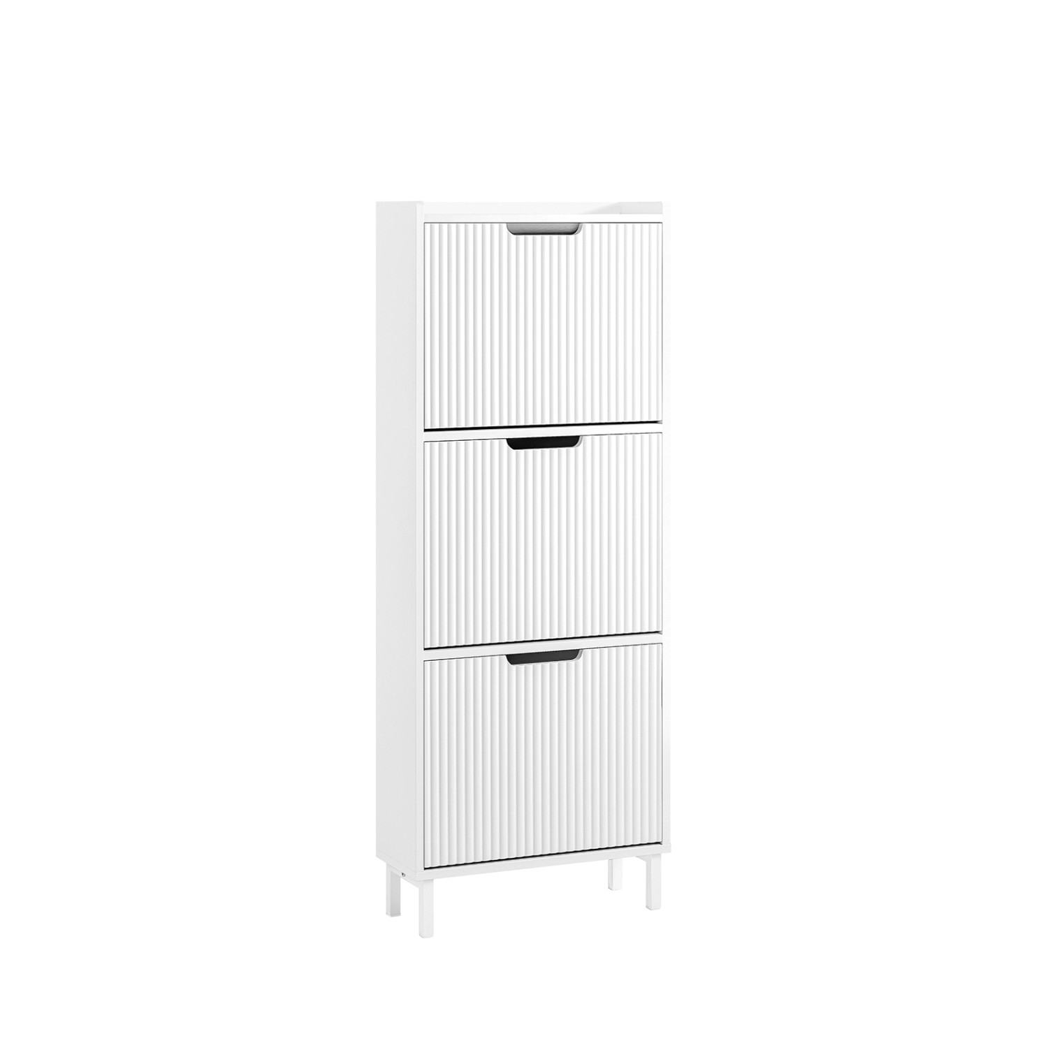SoBuy Schuhkipper mit 3 Klappen Schuhschrank Schmal für Diele Flur FSR177-H-W SoBuy Schuhkipper mit 3 Klappen Schuhschrank Schmal für Diele Flur FSR177-H-W von SoBuy