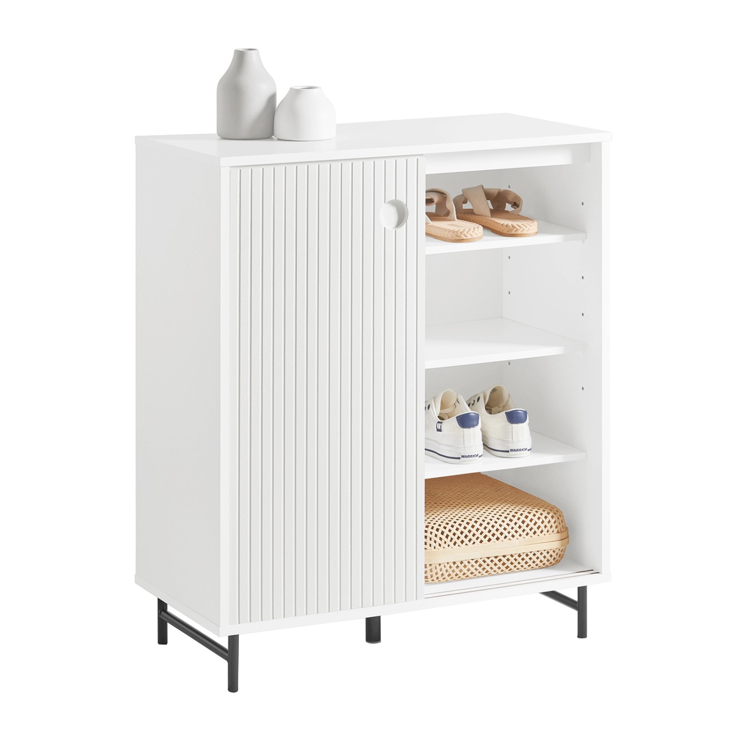 SoBuy Schuhschrank Küchenschrank Sideboard Kommode Weiß FSB62-W SoBuy Schuhschrank Küchenschrank Sideboard Kommode Weiß FSB62-W von SoBuy