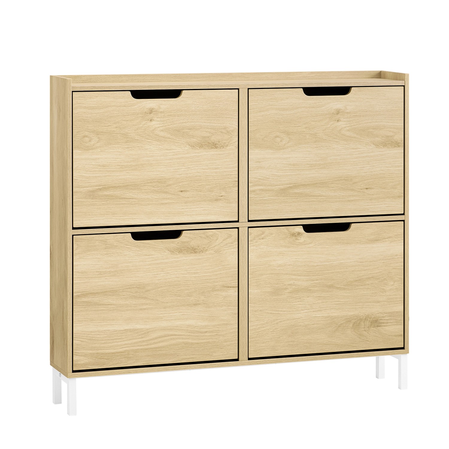 SoBuy Schuhschrank Schmal mit 4 Klappen Schuhkipper für Diele Flur FSR100-N SoBuy Schuhschrank Schmal mit 4 Klappen Schuhkipper für Diele Flur FSR100-N von SoBuy