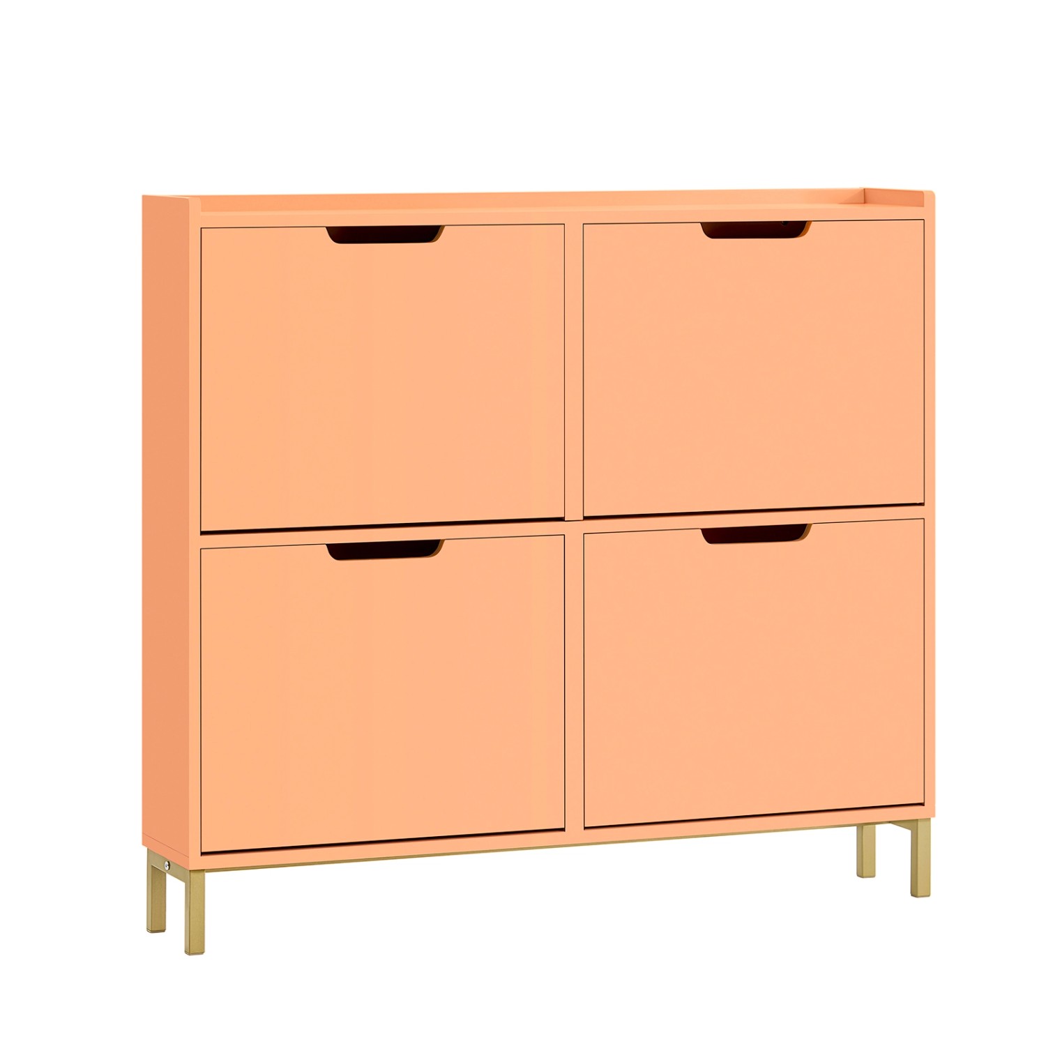 SoBuy Schuhschrank Schmal mit 4 Klappen Schuhkipper für Diele Flur FSR100-RS SoBuy Schuhschrank Schmal mit 4 Klappen Schuhkipper für Diele Flur FSR100-RS von SoBuy