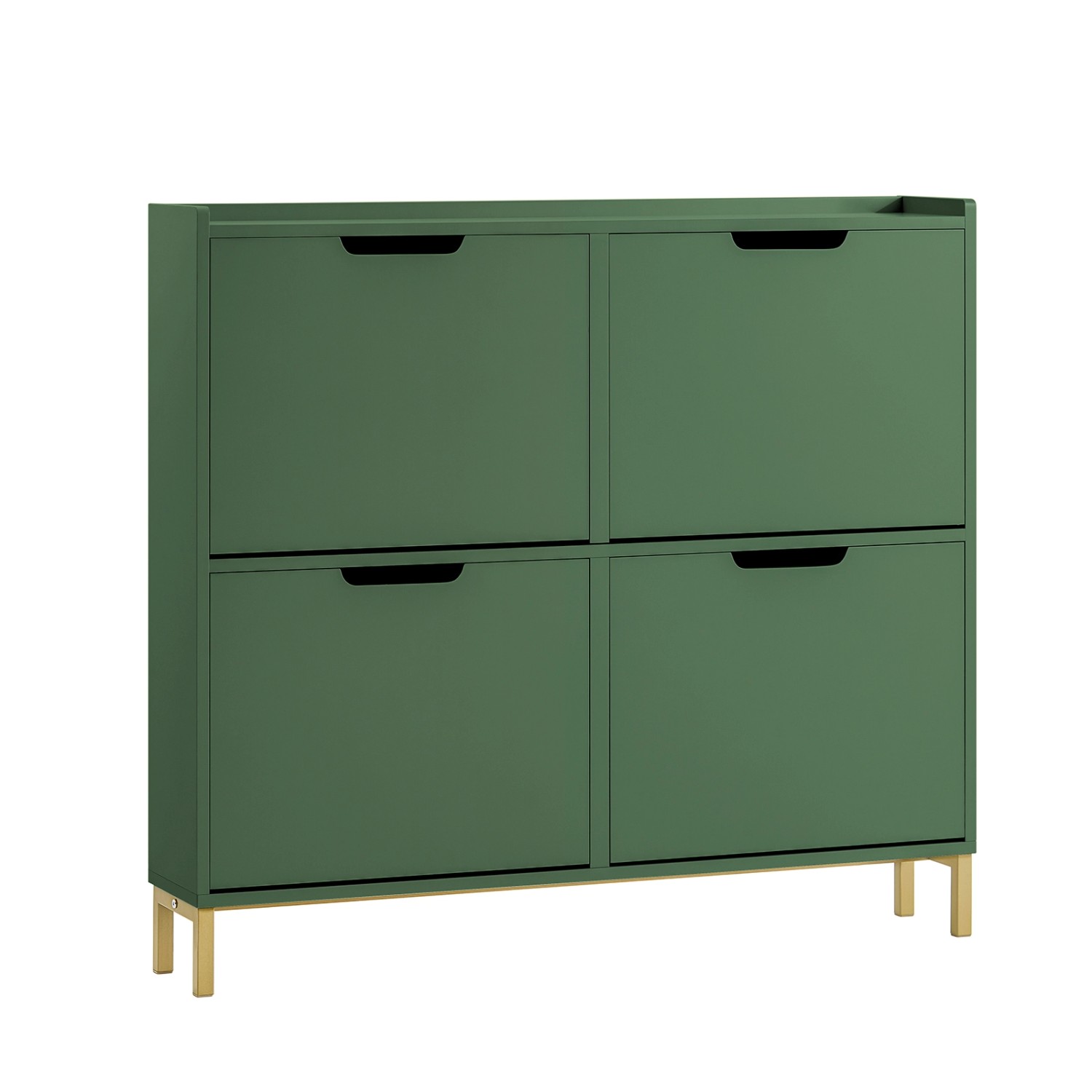 SoBuy Schuhschrank Schmal mit 4 Klappen Schuhkipper für Diele Flur FSR100-SY SoBuy Schuhschrank Schmal mit 4 Klappen Schuhkipper für Diele Flur FSR100-SY von SoBuy