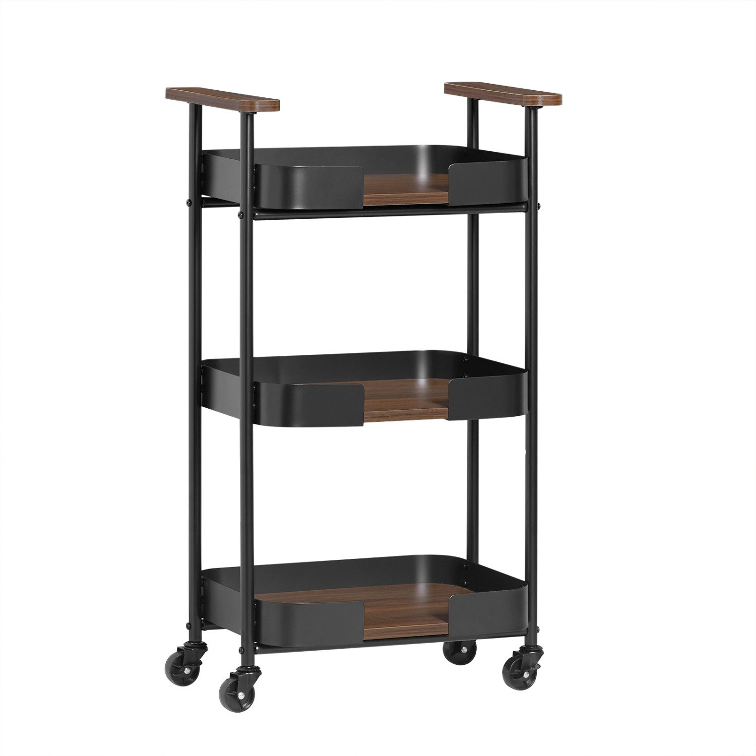 SoBuy Servierwagen mit 3 Etagen Teewagen Küchenwagen 50x86x32cm SVW23-SCH SoBuy Servierwagen mit 3 Etagen Teewagen Küchenwagen 50x86x32cm SVW23-SCH von SoBuy