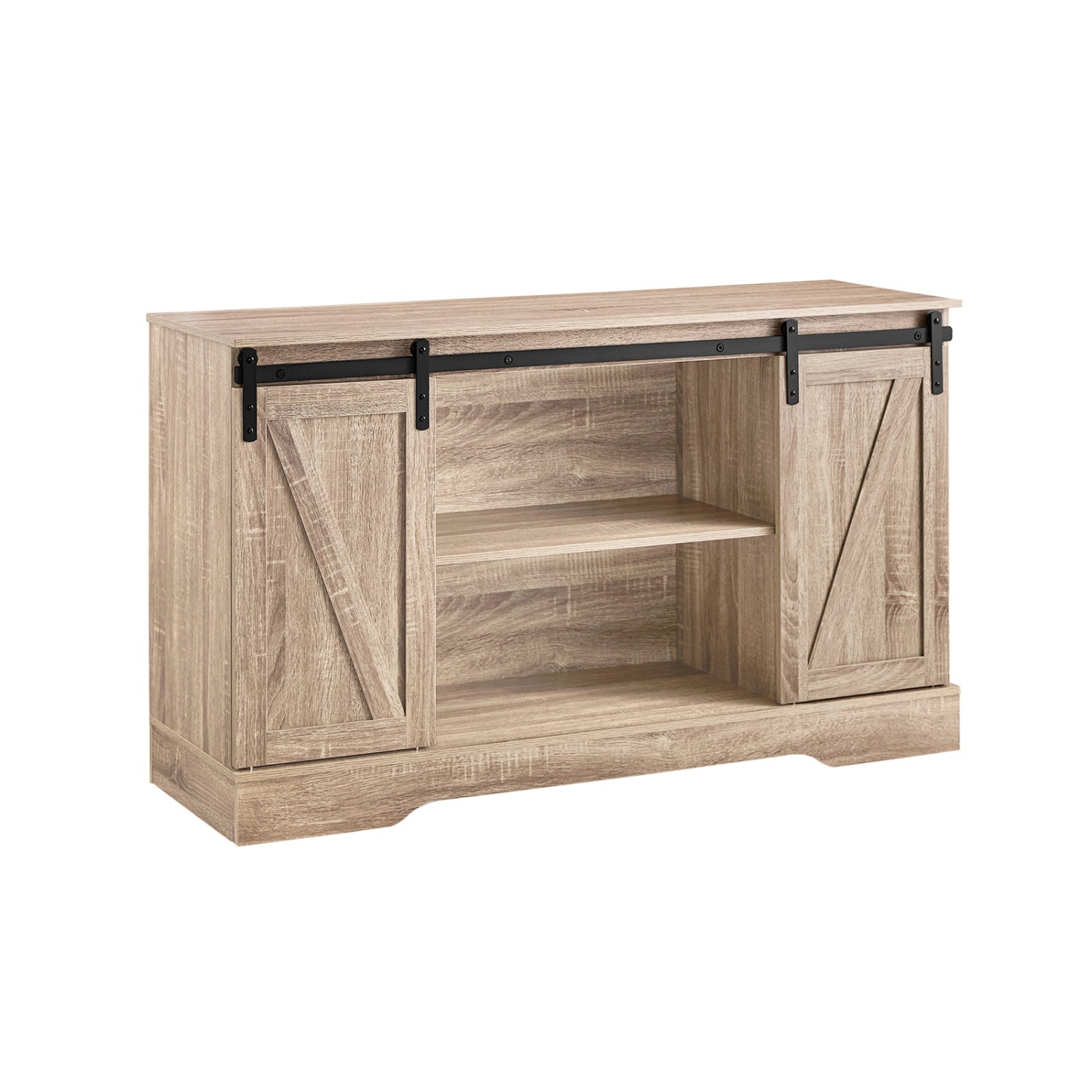 SoBuy Sideboard mit Schiebetüren Küchenschrank Natur 120x70x39cm FSB60-E SoBuy Sideboard mit Schiebetüren Küchenschrank Natur 120x70x39cm FSB60-E von SoBuy