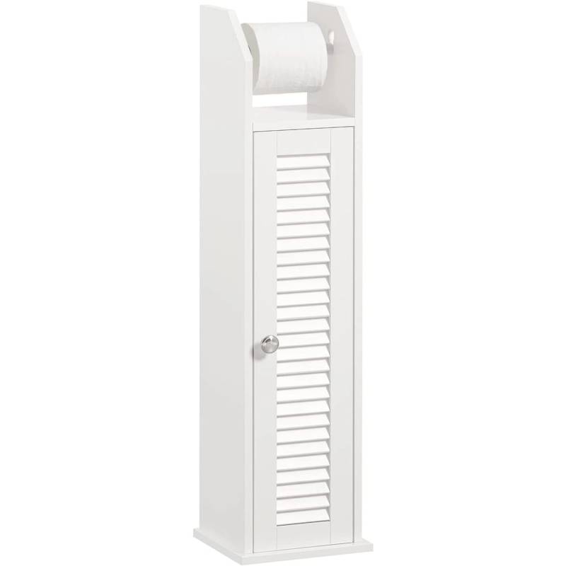 SoBuy Toilettenrollenhalter Badregal Badschrank Seitenschrank BZR49-W SoBuy Toilettenrollenhalter Badregal Badschrank Seitenschrank BZR49-W von SoBuy