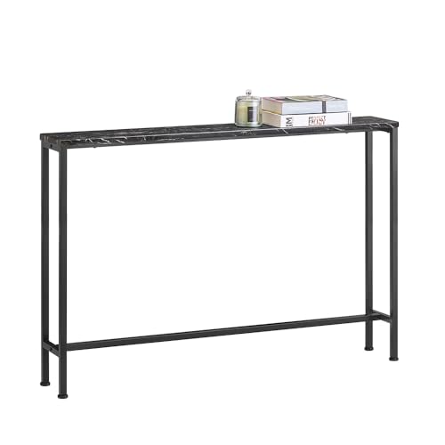 SoBuy Konsolentisch Schmal Flurtisch – Konsolentische Fürs Wohnzimmer, Metall Sideboard, Robustes Design – Ideal für Flur Möbel, Büro – Schwarz, 120x80x20cm, FSB19-XL-SCH SoBuy Konsolentisch Schmal Flurtisch – Konsolentische Fürs Wohnzimmer, Metall Sideboard, Robustes Design – Ideal für Flur Möbel, Büro – Schwarz, 120x80x20cm, FSB19-XL-SCH von SoBuy