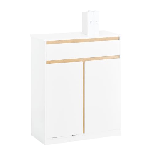 SoBuy Wäscheschrank mit ausklappbarem Wäschesäcken Wäschesack Wäschetruhe Wäschekorb Badmöbel Weiß BHT ca. 71x85x33cm BZR79-W SoBuy Wäscheschrank mit ausklappbarem Wäschesäcken Wäschesack Wäschetruhe Wäschekorb Badmöbel Weiß BHT ca. 71x85x33cm BZR79-W von SoBuy