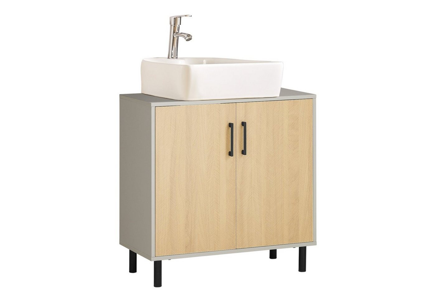 SoBuy Waschbeckenunterschrank BZR133 Waschtischunterschrank Badezimmerschrank Waschtisch Unterschrank Holz SoBuy Waschbeckenunterschrank BZR133 Waschtischunterschrank Badezimmerschrank Waschtisch Unterschrank Holz von SoBuy