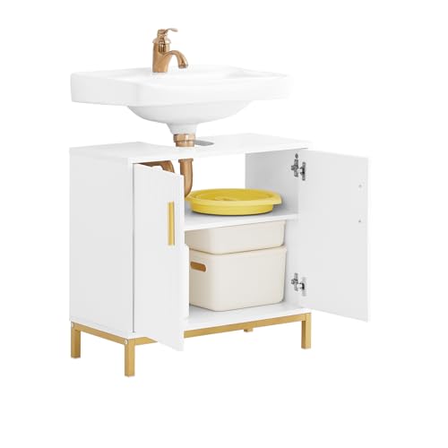 SoBuy Waschbeckenunterschrank Waschtischunterschrank Badschrank Waschtisch Badezimmerschrank Unterschrank Badmöbel Weiß BHT ca. 60x59x30cm BZR179-W SoBuy Waschbeckenunterschrank Waschtischunterschrank Badschrank Waschtisch Badezimmerschrank Unterschrank Badmöbel Weiß BHT ca. 60x59x30cm BZR179-W von SoBuy