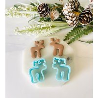Elch Cutter, Form, Polymer Clay Cutter Set, Tierform, Tonform Bolzen Ton Tonform von SoCalCutterCo