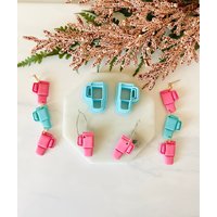 Thermobecher, Ausstecher Set Becher Silhouette, Ohrringe Aus Polymer Clay von SoCalCutterCo