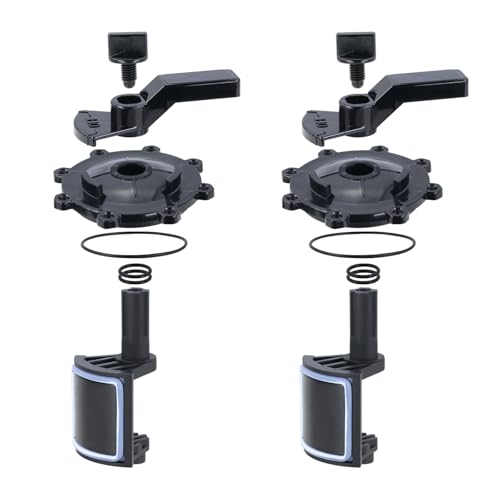 Poolventil-Umbau-Set mit 2 Anschlüssen und 3 Anschlüssen, kompatibel mit Jandy 2-Wege-/3-Wege-Ventil der Serie 4715 4716 4717 4724 und grauen Ventilen, inklusive Umstellventil 4720, Griff 7433 von SoCiMa