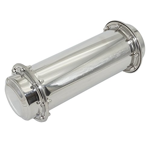 Time Capsule Korrosionsschutz-Kapselbehälter aus Edelstahl, wasserdicht, langlebig, verschließbar, für zukünftiges Abschlussgeschenk (34 cm) von SoClaay