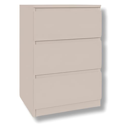 SoDREAMER Kommode mit 3 Schubladen | Kashmir 50 cm Ideal für Schlafzimmer, Wohnzimmer, Kinderzimmer und Büro | Geräumige Kommode| Modernes Design | 50 x 75 x 40 cm SoDREAMER Kommode mit 3 Schubladen | Kashmir 50 cm Ideal für Schlafzimmer, Wohnzimmer, Kinderzimmer und Büro | Geräumige Kommode| Modernes Design | 50 x 75 x 40 cm von SoDREAMER