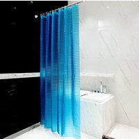 Blau Ozean Duschvorhänge - Raumdekor Benutzerdefinierte Vorhänge Meer Vorhang Strand Badezimmer Dekor Wohnheim Boho von SoEpicCreations