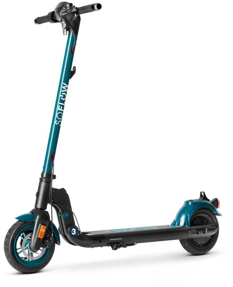 SOFLOW SO3 7.8 AH Gen 2 Blinker E-Scooter 85 Zoll Grün Schwarz DEFEKTWARE von SoFlow