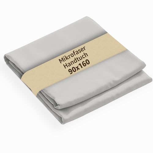SONIT Mikrofaser Handtuch 90x160 cm – Ultraleicht & schnelltrocknend – Sporthandtuch, Strandtuch & Reisehandtuch – Ideal für Fitness, Urlaub & Sauna – Hellgrau SONIT Mikrofaser Handtuch 90x160 cm – Ultraleicht & schnelltrocknend – Sporthandtuch, Strandtuch & Reisehandtuch – Ideal für Fitness, Urlaub & Sauna – Hellgrau von SoNiT home decor