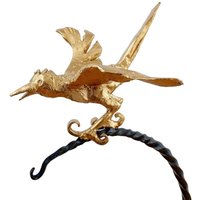 Vogel-Figur Aus Eisen, Handgeschmiedet, Taschenuhrenhalter Vogel-Figur Aus Eisen, Handgeschmiedet, Taschenuhrenhalter von SoNoArtGallery