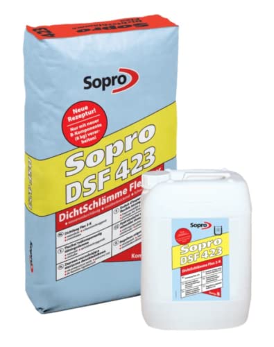 SOPRO DSF 423 DichtSchlämme Flex 2-K komp.A + B Abdichtung Schlämme (komp.A + B Abdichtung Schlämme) von SoPro