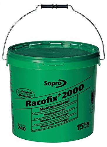 SOPRO Montagemörtel Racofix 2000 Inhalt 5kg grüner Eimer Verarbeitungszeit ca. 2 Min. von SoPro