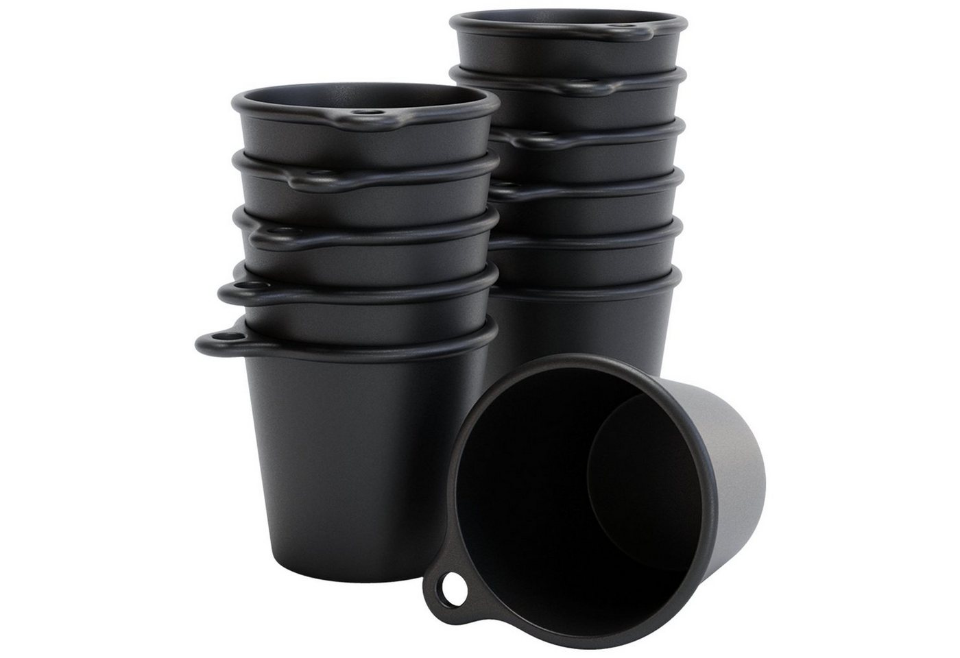 SoPro Schnapsglas 12x Schnapsbecher Plastik 4 cl wiederverwendbar - Shotgläser von SoPro