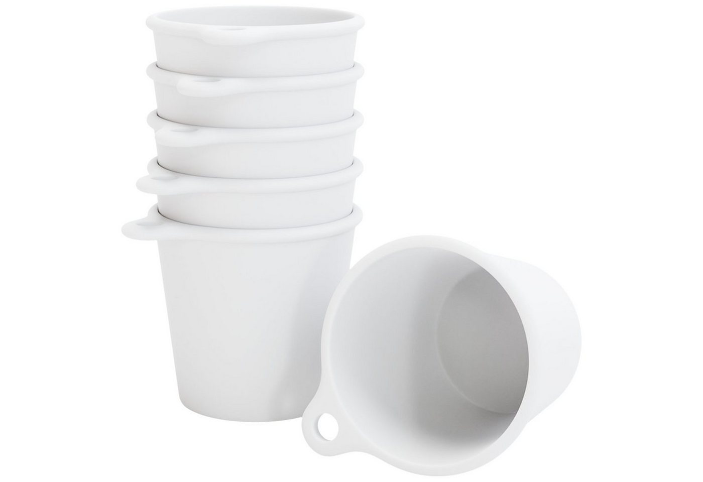 SoPro Schnapsglas 6x Schnapsbecher Plastik 4 cl wiederverwendbar - Shotgläser von SoPro